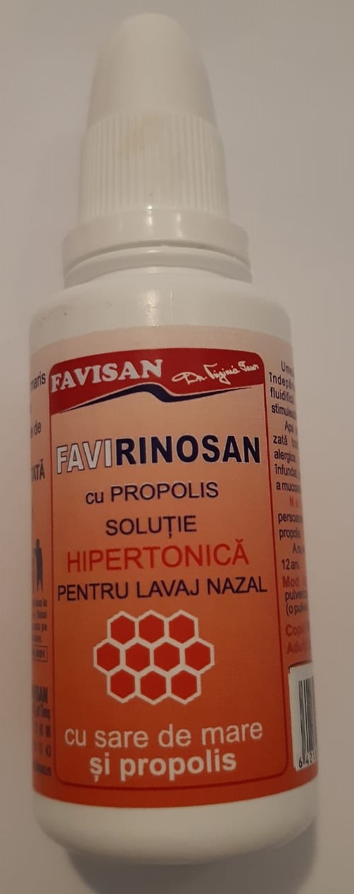 FAVIRINOSAN solutie hipertonica cu propolis